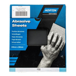 Norton T489 Waterproof Sheets P1000 Grit Very Fine Sanding Sheet, 280mm x 230mm