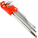 RS PRO 9 piece L Shape Metric Hex Key Set, 1.5 → 10mm