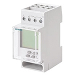 2 Channel Digital DIN Rail Time Switch Measures Hours, Minutes, Seconds, 230 V ac