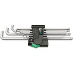 Wera 9 piece L Shape Metric Hex Key Set, 1.5 → 10mm