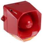 Fulleon Asserta Midi Sounder Beacon 110dB, Amber LED, 9 → 60 V dc, IP66