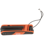 Bahco 7 piece Folding Metric Hex Key Set, 2 → 10mm