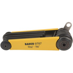 Bahco 7 piece Folding Imperial Hex Key Set, 3/32 → 3/8in