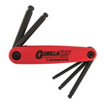 Bondhus 5 piece Folding Metric Hex Key Set, 5 → 10mm