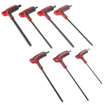 Facom 7 piece T Shape Metric Hex Key Set, 3mm