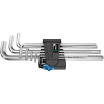 Wera 9 piece L Shape Metric Hex Key Set, 1.5 → 10mm