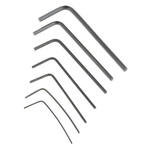 Facom 7 piece L Shape Imperial Hex Key Set, 0.028 → 3/32in