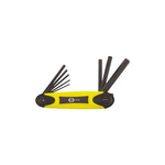 CK 8 piece Folding Imperial Hex Key Set, 1.5 → 8mm