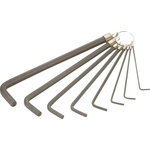 SAM 8 piece L Shape Metric Hex Key Set, 2.5 mm, 2 mm, 3 mm, 4 mm, 5 mm, 6 mm, 8 mm, 10 mm