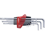 Wiha 10 piece L Shape Imperial Hex Key Set, 1.5 → 10mm