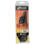 Bondhus 8 piece L Shape Imperial Hex Key Set, 3/32 → 3/8in