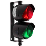 Moflash LED TL Series Green, Red LED Beacon, 2 Lights, 35 → 85 V, Bracket Mount