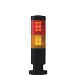 RS PRO Red/Amber Signal Tower, 2 Lights, 24 V, Screw Mount