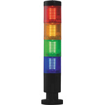 RS PRO Red/Green/Amber/Blue Signal Tower, 4 Lights, 24 V, Screw Mount