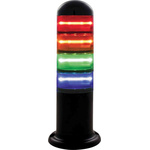 RS PRO Black Signal Tower, 4 Lights, 120 → 240 V