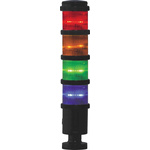 RS PRO Red/Green/Amber/Blue Signal Tower, 4 Lights, 24 V