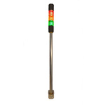 RS PRO Red/Green/Amber Signal Tower, 3 Lights, 24 V ac/dc, Screw Mount