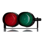 RS PRO Green, Red Traffic Light LED Beacon, 2 Lights, 20 → 30 V