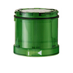 Werma KS71 Series Green Rotating Effect Flashing Light Element, 24 V, LED Bulb, AC/DC