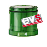 Werma KS71 Series Green EVS Effect Flashing Light Element, 24 V, LED Bulb, DC