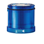 Werma KS71 Series Blue Blinking Effect Flashing Light Element, 24 V, LED Bulb, AC/DC, IP65