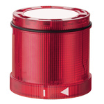 Werma KS72 Series Red EVS, Flashing Effect Flashing Light Element, 24 V, LED Bulb, DC