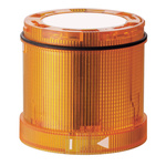 Werma KS72 Series Yellow EVS, Flashing Effect Flashing Light Element, 24 V, LED Bulb, DC