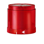 Werma KS70 Series Red Flashing Effect Flashing Light Element, 24 V, LED Bulb, DC