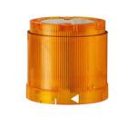 Werma KS70 Series Yellow Blinking Effect Flashing Light Element, 230 V, LED Bulb, AC