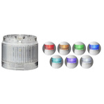 Patlite LR6 Series Blue, Green, Light Blue, Purple, Red, White, Yellow Multiple Effect Light Module for Use with LR6