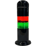 RS PRO Green/Red Signal Tower, 6 Lights, 120 → 240 V ac, Screw Mount