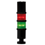 RS PRO Green/Red Signal Tower, 4 Lights, 240 V ac, Screw Mount