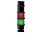 RS PRO Green/Red Signal Tower, 12 Lights, 24 v ac/dc, Screw Mount
