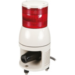 Schneider Electric Harmony XVC1 Series Red Siren Signal Tower, 1 Lights, 24 V dc, Surface Mount
