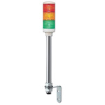 Schneider Electric Harmony XVC Series Red/Green/Amber Signal Tower, 3 Lights, 100 → 240 V ac, Tube Mount