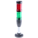 Eaton Red/Green Signal Tower, 2 Lights, 24 V ac/dc, Base Mount