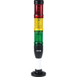 Eaton Red/Yellow/Green Signal Tower, 3 Lights, 24 V ac/dc, Base Mount