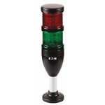 Eaton Red/Green Signal Tower, 2 Lights, 24 V ac/dc, Base Mount