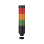 Werma Kompakt 37 Series Red/Green/Yellow Buzzer Signal Tower, 3 Lights, 24 V, Base Mount, Tube