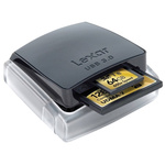 Lexar USB 3.0 External Card Reader for Compact Flash Type I, Compact Flash Type II, MicroSD, MicroSDHC, MicroSDXC,