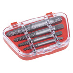 RS PRO 5 piece Alloy Steel Screw Extractor Set
