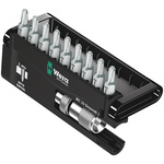Wera Driver Bit Set 10 Pieces, Hexagon, Phillips