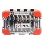 RS PRO Driver Bit Set 71 Pieces, Flat, Hex, Phillips, Pozidriv, Square, Tampered Torx, Torx
