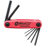 Bondhus Folding Metric Hex Key Set, 1.5 → 6mm
