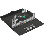 Wera 3/8 in Ratchet Bit Set Chrome Vanadium Steel