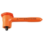Facom 6.35 mm Square Ratchet Screwdriver, 125 mm length