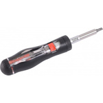 SAM 1/4 in Magnetic Hexagon, Phillips, Pozidriv, Slotted, Torx Ratchet Screwdriver
