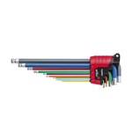 Wiha Tools 9 piece L Shape Metric Hex Key Set, 1.5 → 10mm