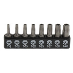 RS PRO Driver Bit Set 8 Pieces, Tamperproof Torx