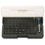 Crescent Driver Bit Set 64 Pieces, Phillips, Pozidriv, Slotted Hexagon, Tampered Hexagon, Tampered Torx, Torx, Triwing